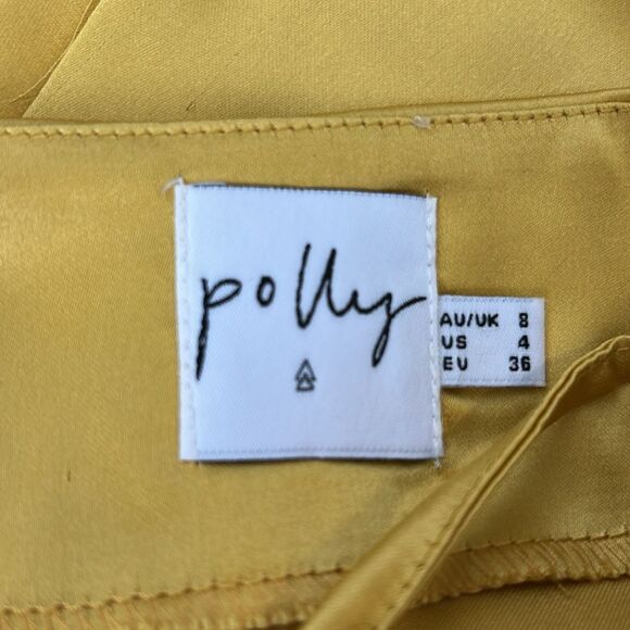 Princess Polly MARSEILLE Yellow MINI DRESS 4 - Picture 13 of 15
